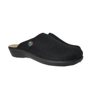 Fly Flot Anti-Shock Comfort Clogs Mules Slide-On Shoes Black Women's Size 7